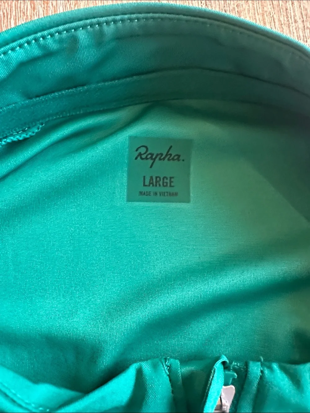 Rapha Green and Navy Pro Team Cycling Jersey